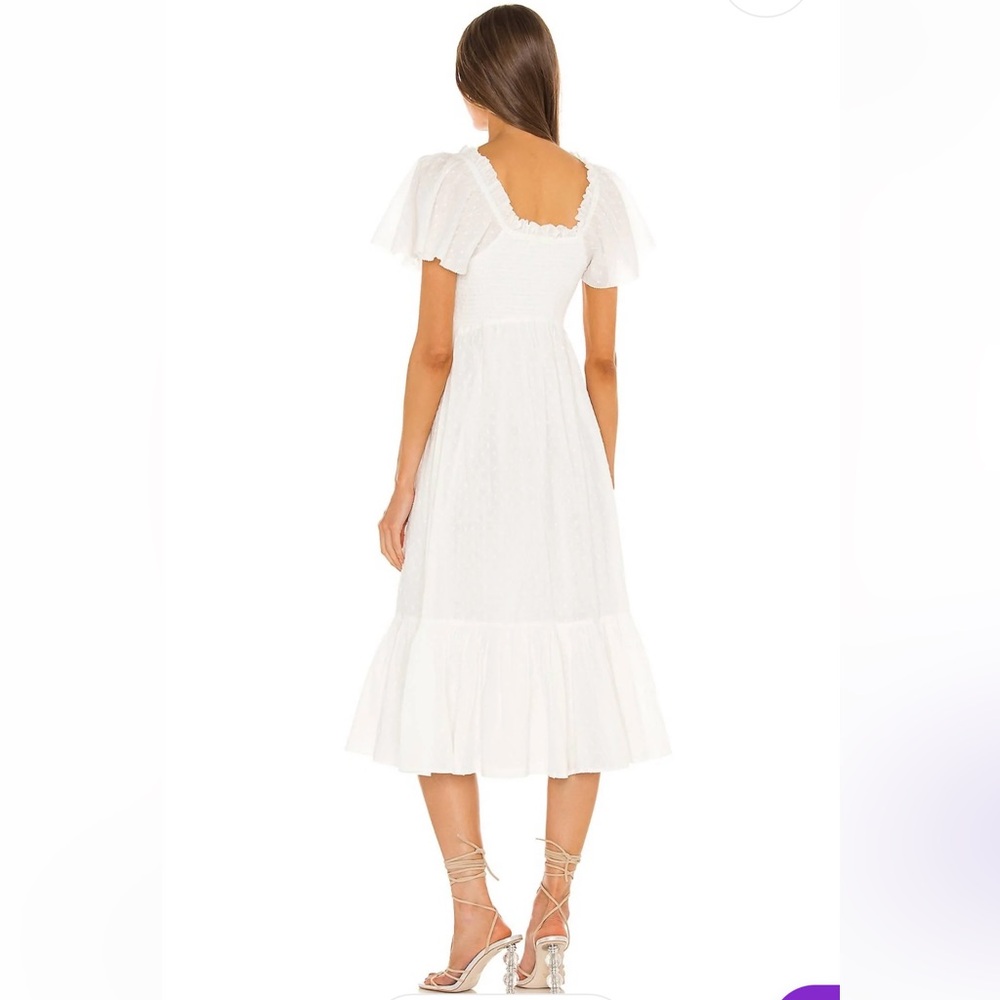 NWT Cleobella Ashlyn Ivory Midi Dress Size XS - Picture 3 of 10